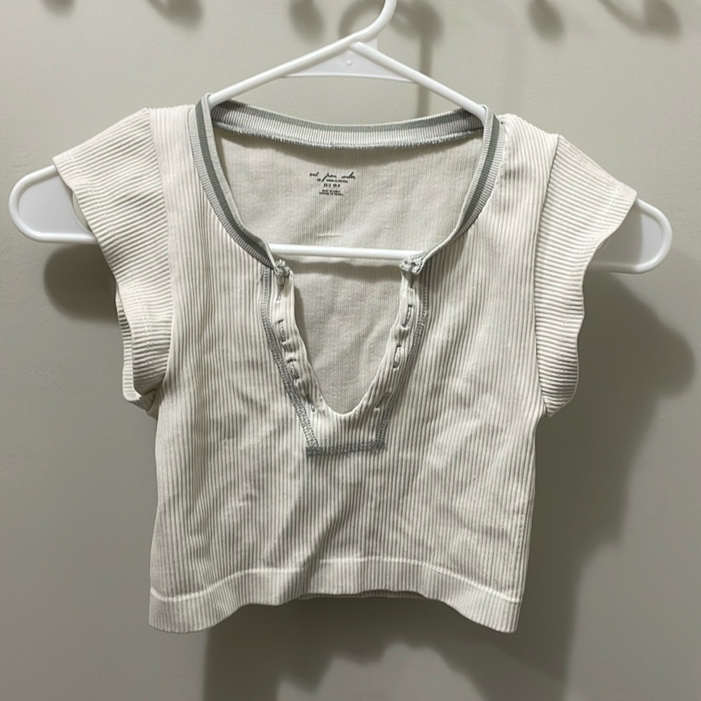 Out From Under Go for Gold seamless top in Ivory